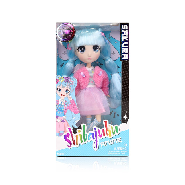 Papusa anime Sakura, 30 cm, figurina de colectie