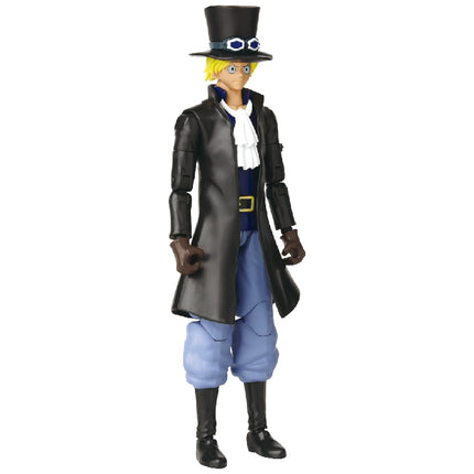Figurină Anime Heroes One Piece cu accesorii, 16 cm - Sabo