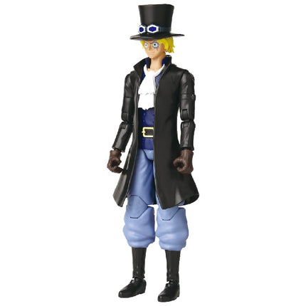 Figurină Anime Heroes One Piece cu accesorii, 16 cm - Sabo