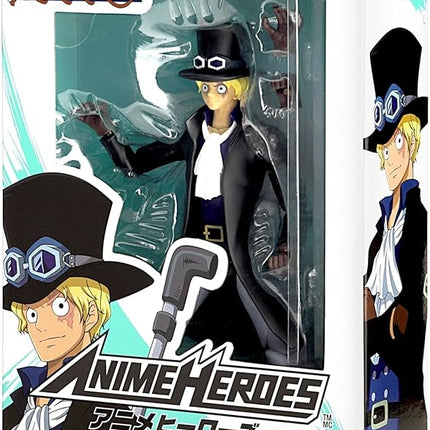 Figurină Anime Heroes One Piece cu accesorii, 16 cm - Sabo