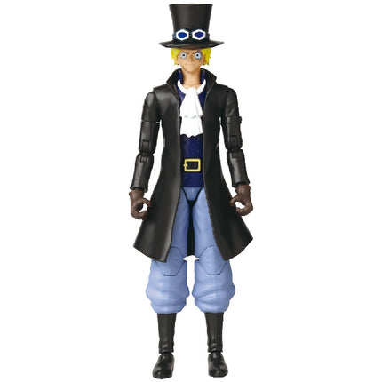 Figurină Anime Heroes One Piece cu accesorii, 16 cm - Sabo
