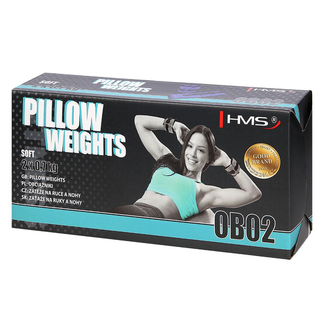 Greutăți pentru glezne și încheieturi, albastre, 2 x 0,7 kg