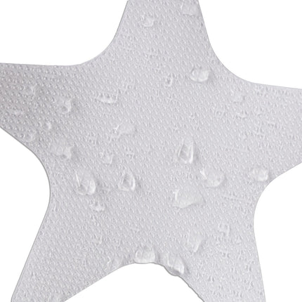 Autocolante anti-alunecare cu stele de mare, pachet de 30, transparente