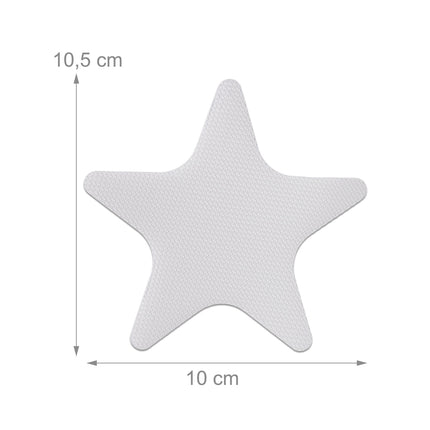 Autocolante anti-alunecare cu stele de mare, pachet de 30, transparente
