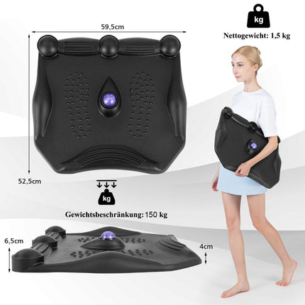 Covoraș anti-oboseală cu puncte de masaj și covoraș cu minge de masaj rulanta la 360°