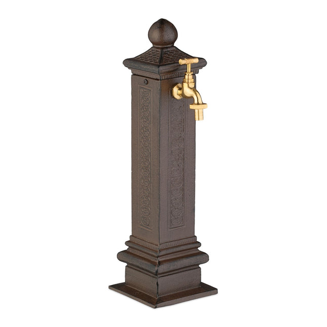 Fântână antică cu coloană metalică, 47 cm