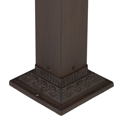 Fântână de grădină antică din metal cu robinet, 81 cm