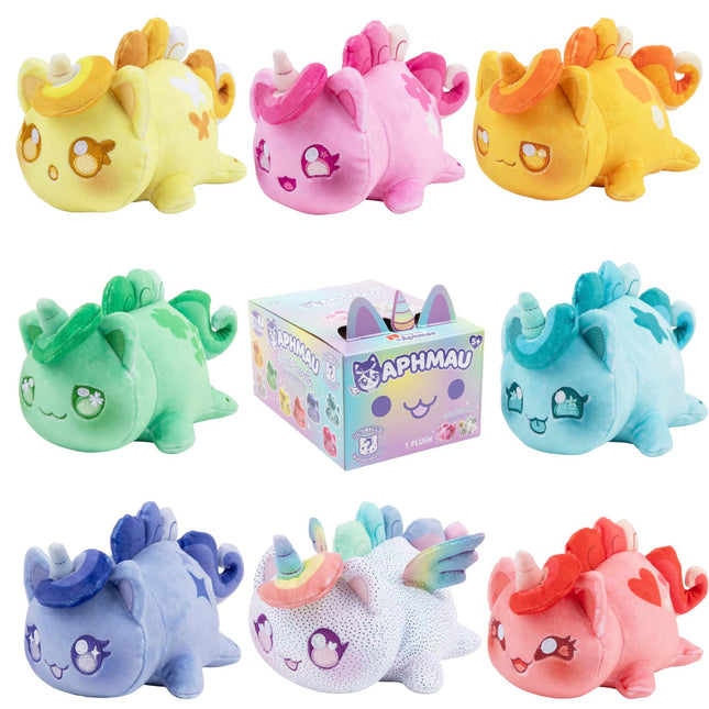 Jucărie de pluș surpriză Aphmau MeeMeow Unicorn, 15 cm