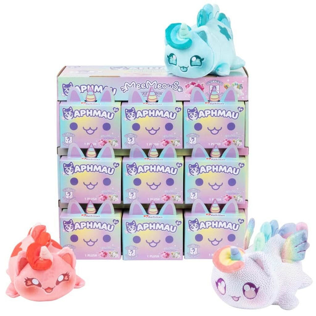 Jucărie de pluș surpriză Aphmau MeeMeow Unicorn, 15 cm