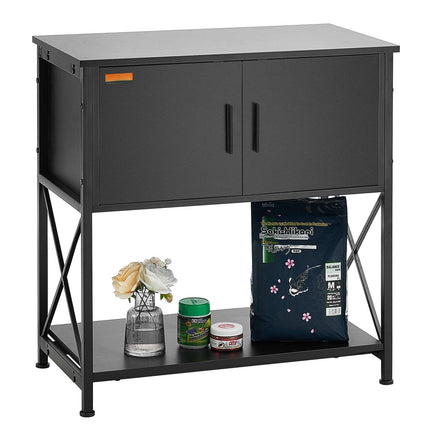 Aquarium Stand 29 Gallon, Storage Cabinet, Power Panel