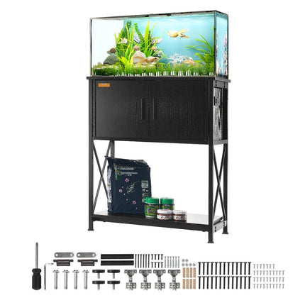 Aquarium Stand for 20 Gallon Tank, Cabinet, Power Outlets