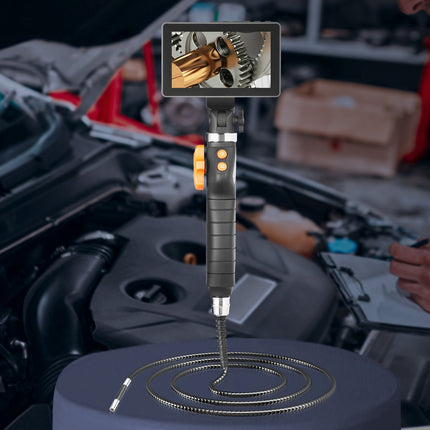 Articulating Borescope Camera With Light, 180 Two-Way, 5in IPS