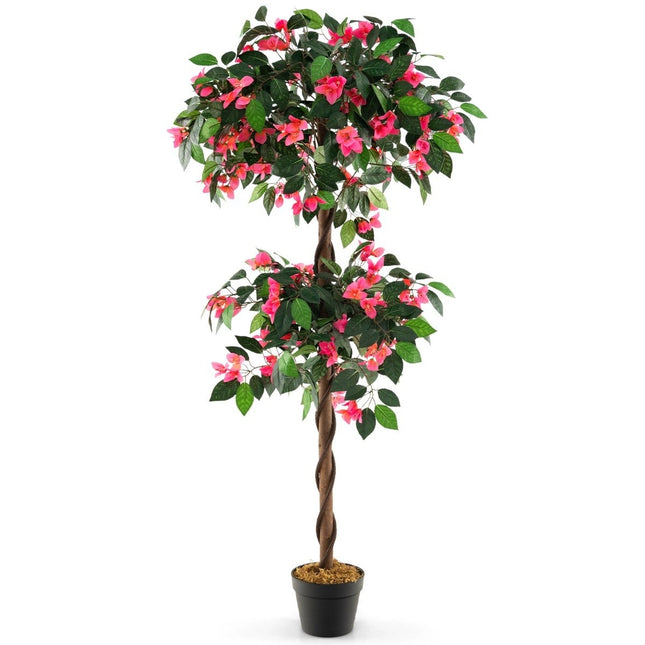 Arborele de Bougainvillea Artificial, 150 cm, 252 Flori, In ghiveci