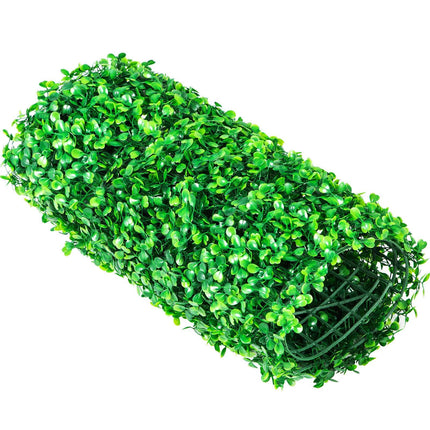 Artificial Boxwood Hedge Panels, 4-Pack 24x16 in UV