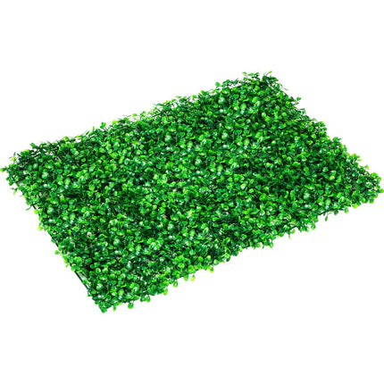 Artificial Boxwood Hedge Panels, 4-Pack 24x16 in UV