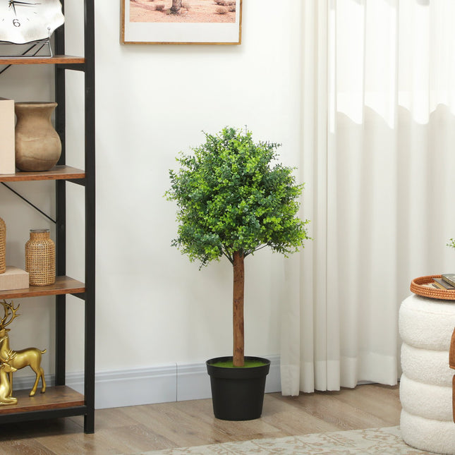 Plantă artificială de cimiș, 90 cm, rezistentă la UV, în ghiveci