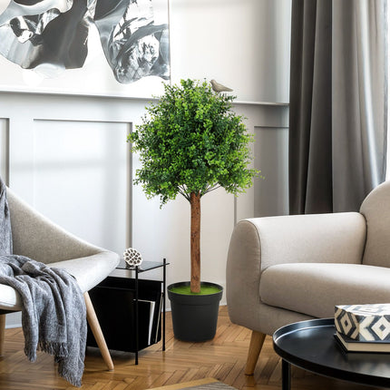 Plantă artificială de cimiș, 90 cm, rezistentă la UV, în ghiveci