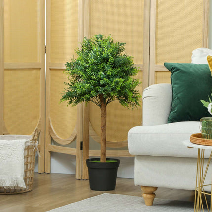 Plantă artificială de cimiș, 90 cm, rezistentă la UV, în ghiveci
