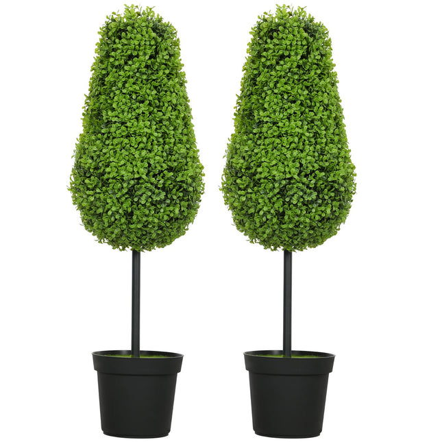 Set de cimi artificial, formă de lacrimă de 90 cm, rezistent la UV