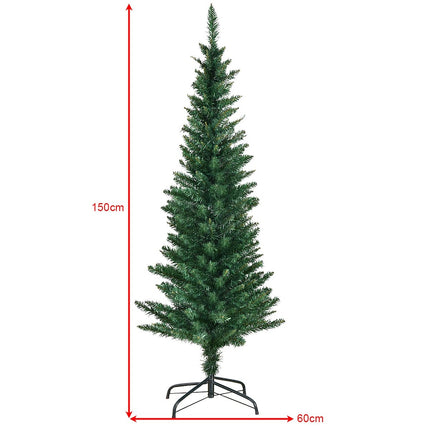 Brad artificial, 150cm, PVC, suport metalic