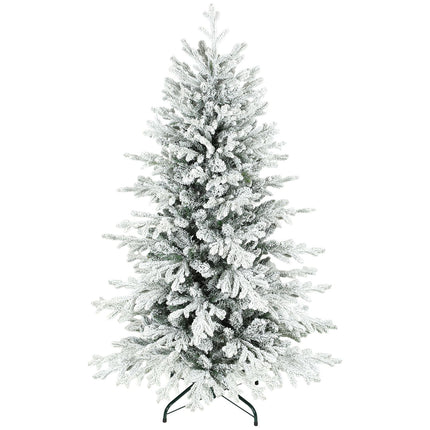 Brad de Crăciun artificial, 150 cm, pin zăpadă, 1162 crengi
