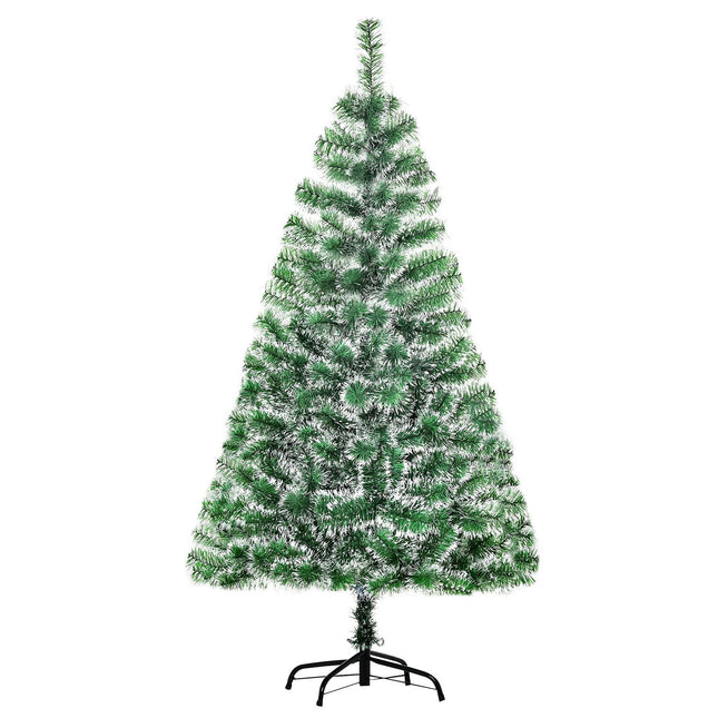 Pom de Crăciun Artificial 1,5 M Pom de Crăciun 416 Ramuri Bază Metalică Pet Green