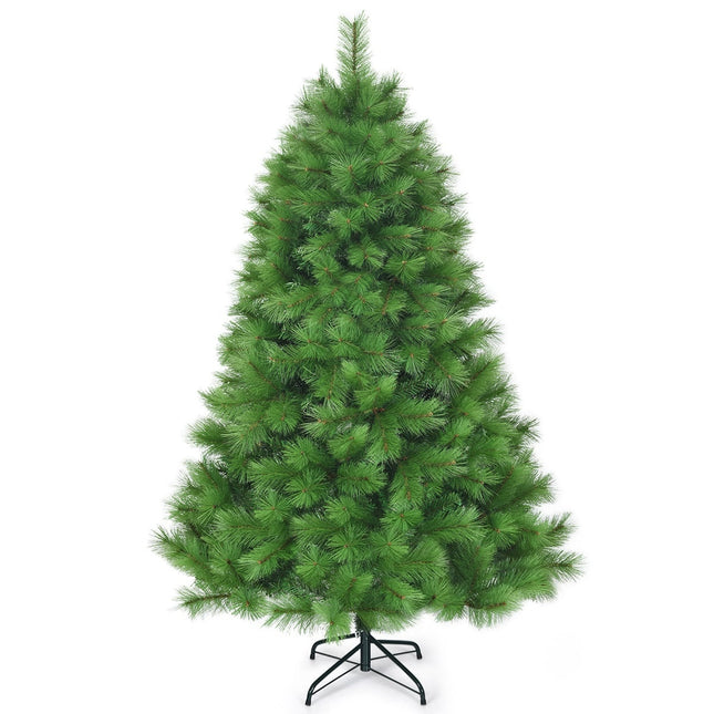 Brad de Crăciun artificial, 180 cm, ace din PVC, suport metalic