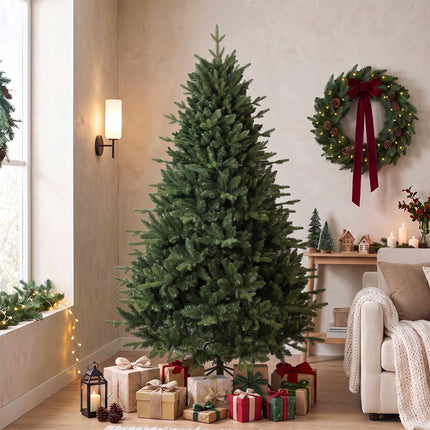 Artificial Christmas Tree 180 cm with 1237 Tips, Flame Retardant, Green