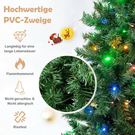 Artificial Christmas Tree 213 cm, 350 Multicolor LED