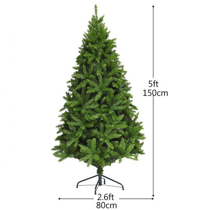 Brad de Crăciun artificial, 1,5 m, lumini LED, 600 de vârfuri