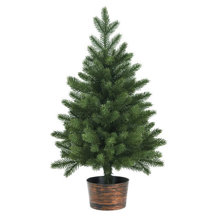 Brad de Crăciun artificial 60 cm, în ghiveci, 50 vârfuri, PE