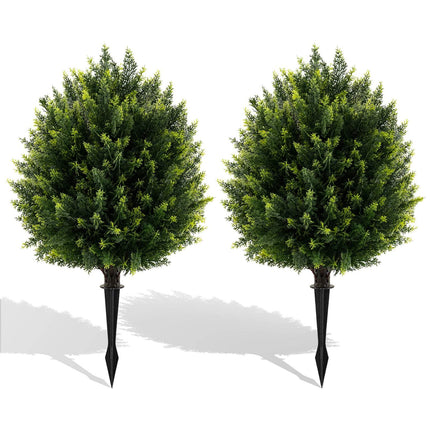 Set de chiparos artificial cu țăruș, 61 cm