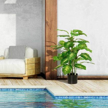 Plantă artificială Dieffenbachia, 95 cm, interior/exterior
