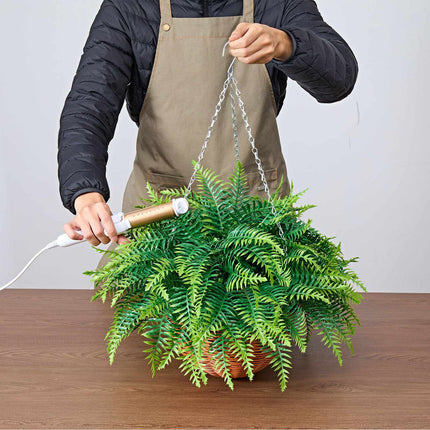 Artificial Hanging Boston Ferns, 2-Pack, 23 In
