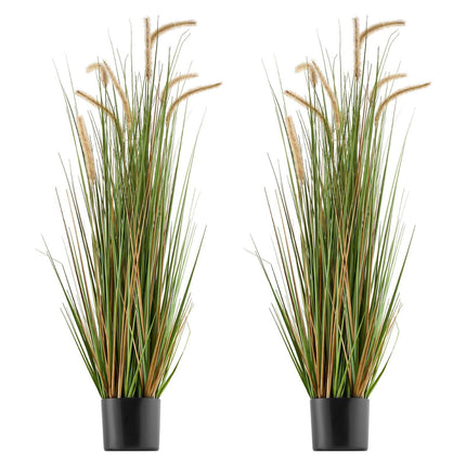 Artificial Horsetail Grass Plants, 2 Pack 47 In Potted