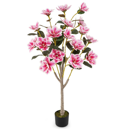 Magnolia artificială cu flori, 90 cm, în ghiveci