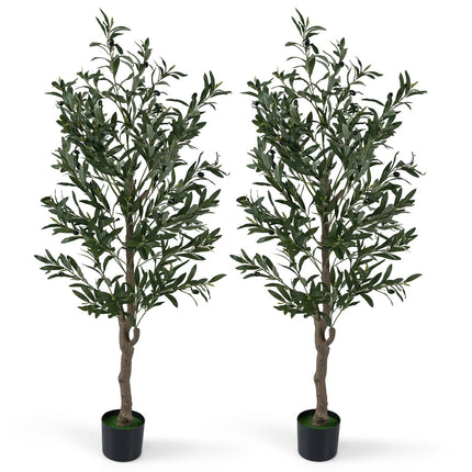 Set măslin artificial cu fructe realiste, 150 cm