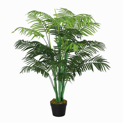 Palmier artificial, 125 cm, interior/exterior, întreținere redusă