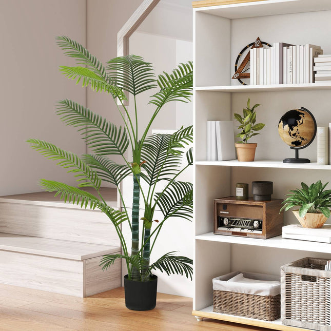 Palmier artificial, rezistent la UV, 175 cm, interior/exterior