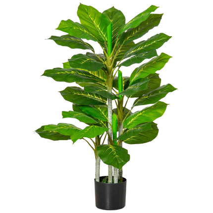 Plantă artificială cu ghiveci, 95 cm, 33 frunze