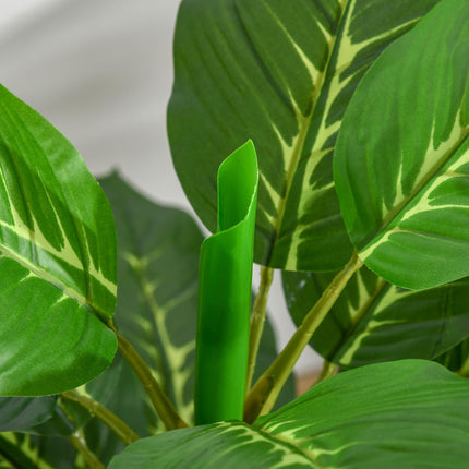 Plantă artificială cu ghiveci, 95 cm, 33 frunze