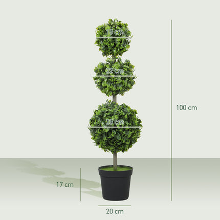 Plante artificiale in ghiveci, rezistente la UV, inaltime de 100 cm