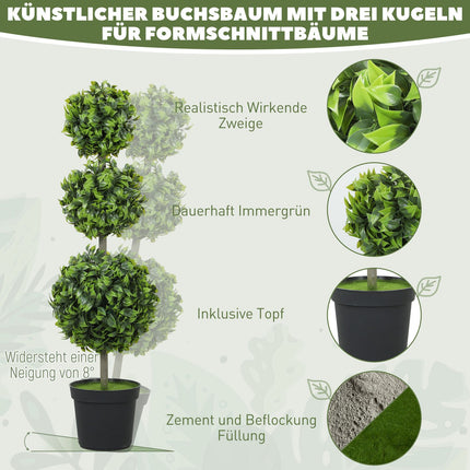 Plante artificiale in ghiveci, rezistente la UV, inaltime de 100 cm