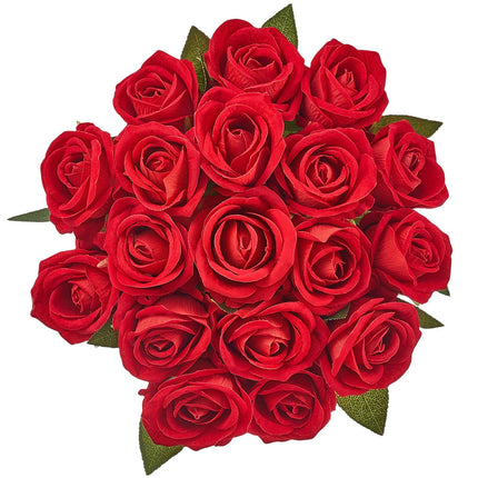 Artificial Roses, 500 Red Foam Flowers With Stems