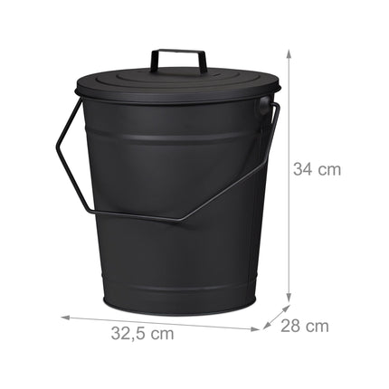 Scrumieră cu capac 12 l