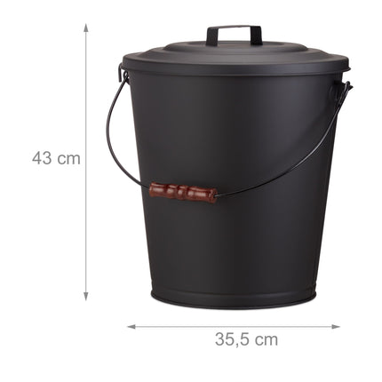 Scrumieră cu capac 24 l