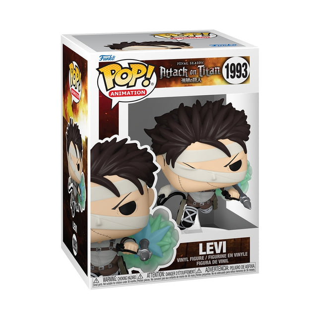 Figura Funko Pop Vinyl Attack on Titan - Levi cu bandaje