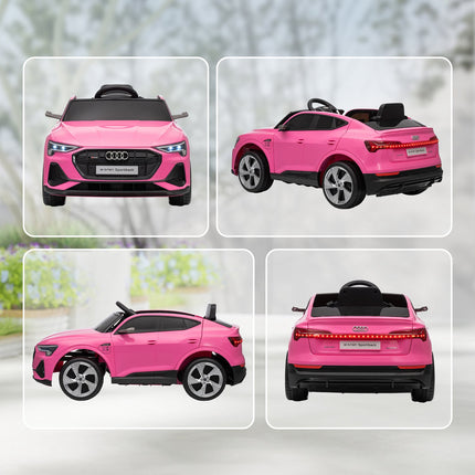 Mașină electrică pentru copii Audi E-tron, 12V, telecomandă