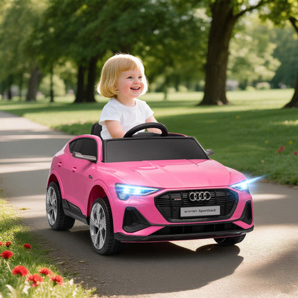 Mașină electrică pentru copii Audi E-tron, 12V, telecomandă