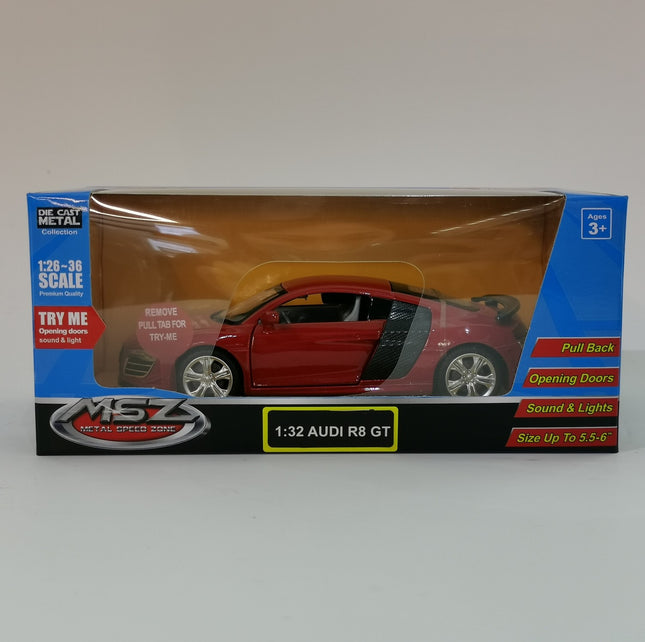 Model model Audi R8 GT, la scară 1:32, mașină de colecție